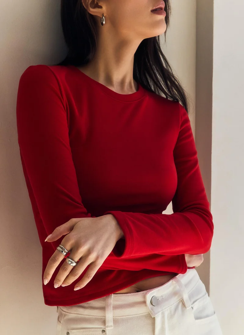 Lichi Monochrome fitted longsleeves