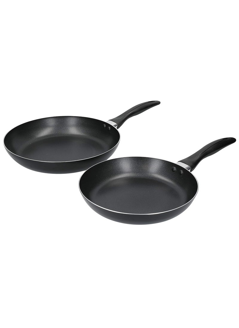 KitchenCraft KitchenCraft Non Stick Frying Pan Set in Gift Box, 28cm & 24cm Aluminium Frying Pans  - Image 1