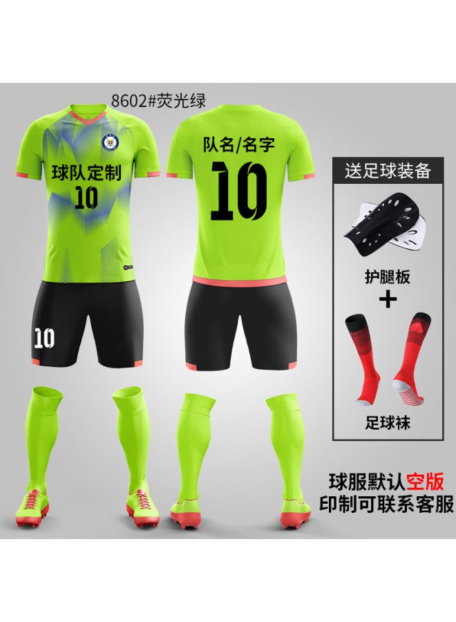 8602# Fluorescent Green Football Jersey - Image 1