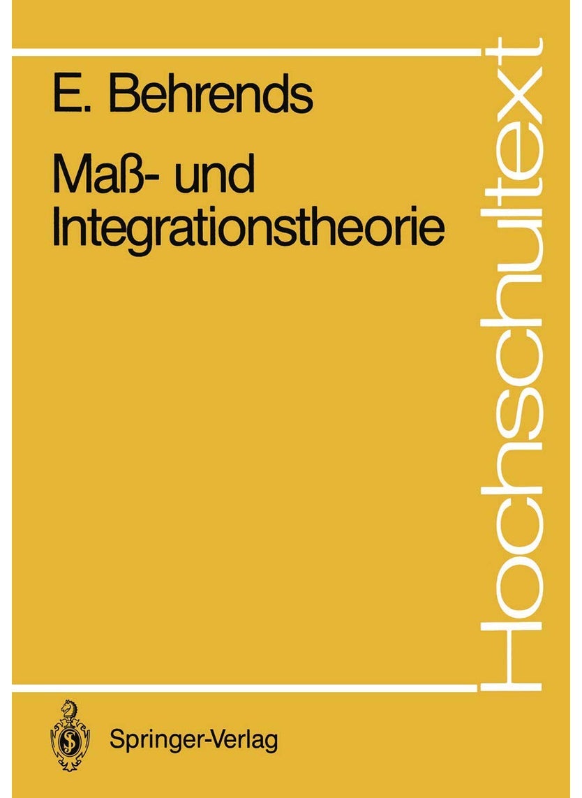 Maß- und Integrationstheorie 