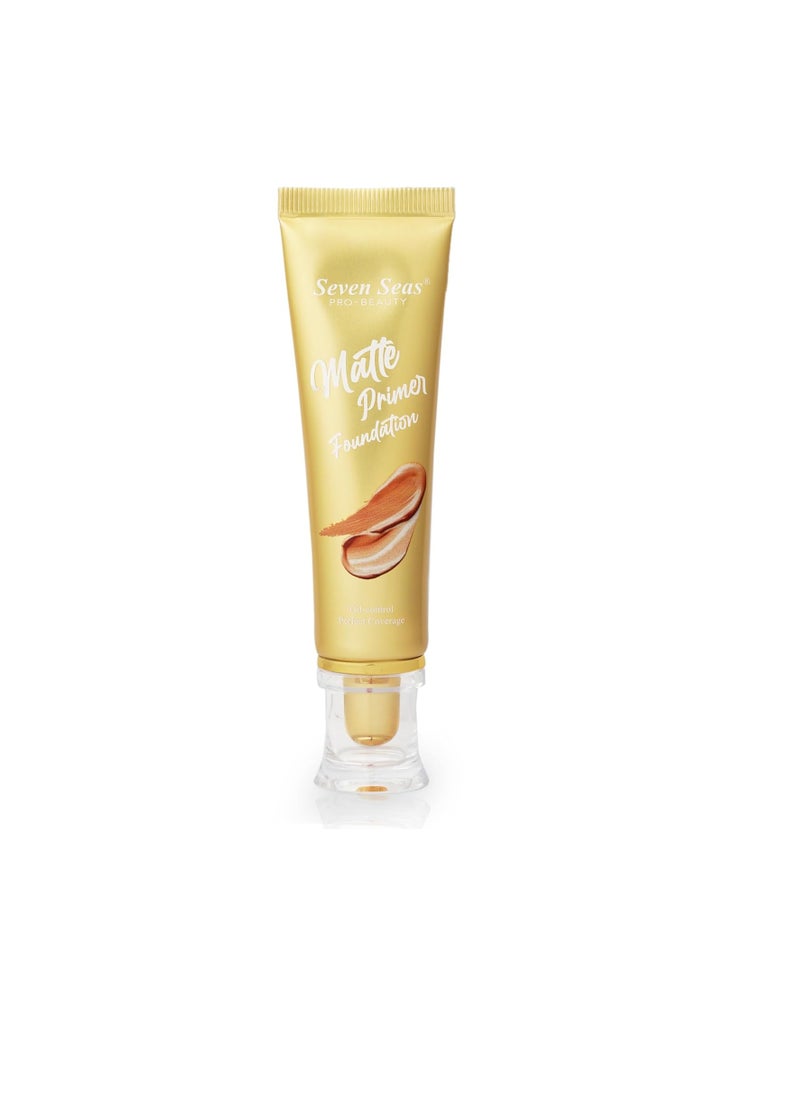 Seven Seas Seven Seas Matte Primer Foundation Oil Control Perfect Coverage Waterproof Full Coverage Long Lasting Light Oil Free Face Makeup Tawny  - Image 3