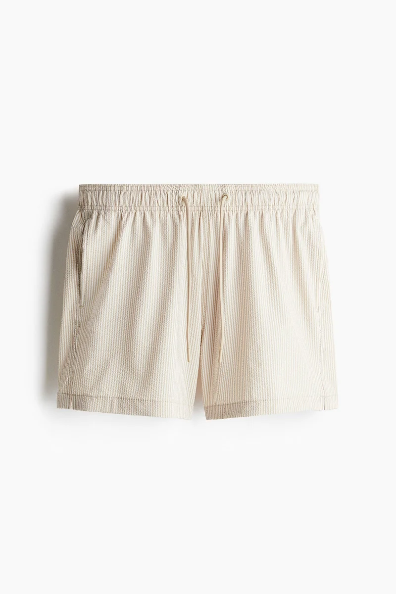 H&M  Seersucker swim shorts for Men | Best Price UAE