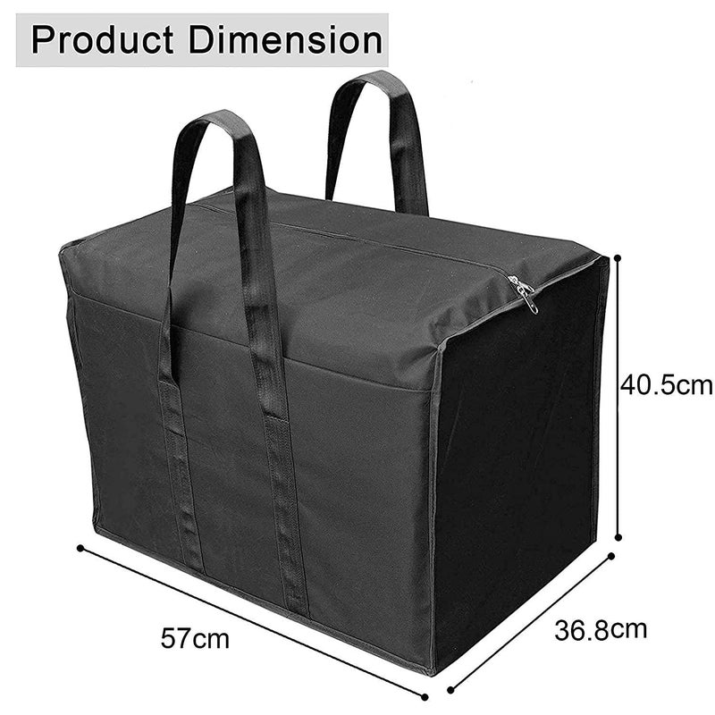 RYLAN 20 Pack Nylon 85 L Moisture Proof MultiPurpose Storage BagClothing Storage OrganiserToy StorageStationery Paper Storage Bag with Zipper Closure Strong Handle 57x368x405 cm - Image 2
