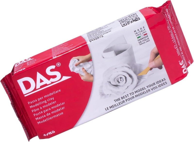 DAS Prang Das Air Hardening Clay 1.1 Lb: White (387000) - Image 1