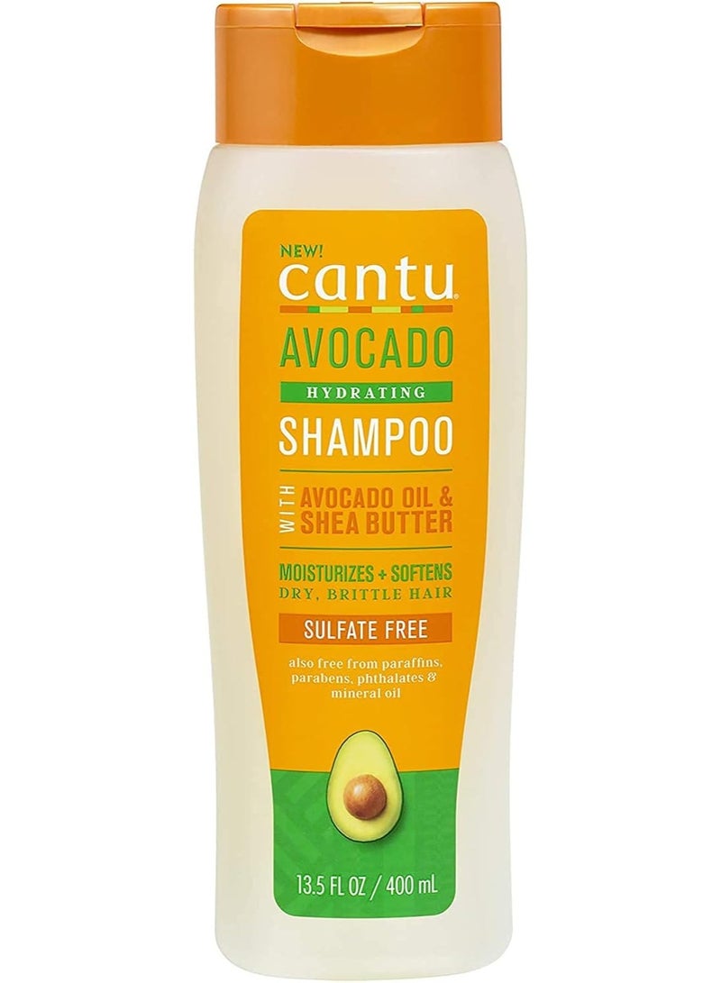 Cantu Avocado Hydrating Shampoo + Conditioner Set (400ml) - Image 2