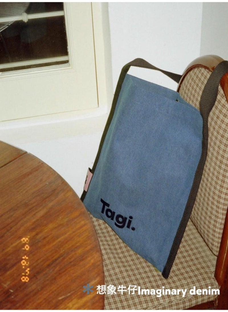 TG Tagi. Canvas bag with large capacity, multi-color design, stylish and classic commuting backpack with retro style, artistic and vintage. - Image 2