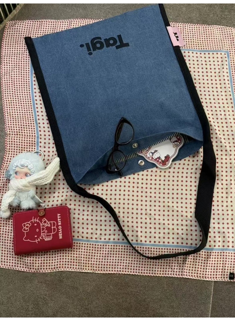 TG Tagi. Canvas bag with large capacity, multi-color design, stylish and classic commuting backpack with retro style, artistic and vintage. - Image 3