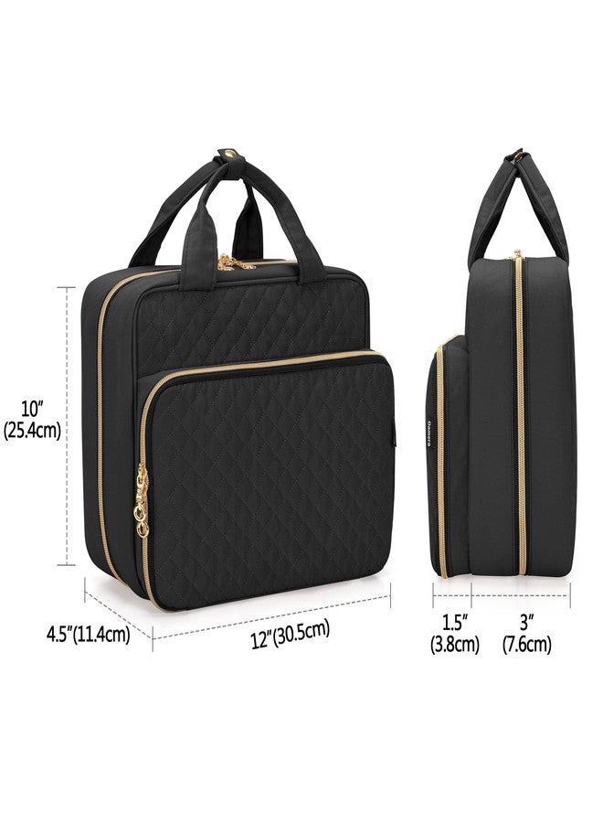 داميرو منظم زجاجات الأدوية من دامرو، منظم حقيبة أدوية للسفر، منظم أدوية وتخزين للأدوية والفيتامينات وزيت السمك والمكملات الطبية للنساء والرجال، لون أسود - Image 5