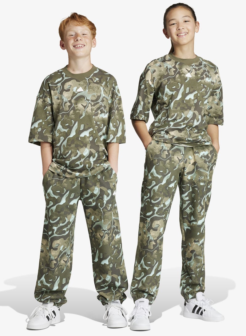 اديداس بنطلون رياضي مطبوع للأطفال - Image 1