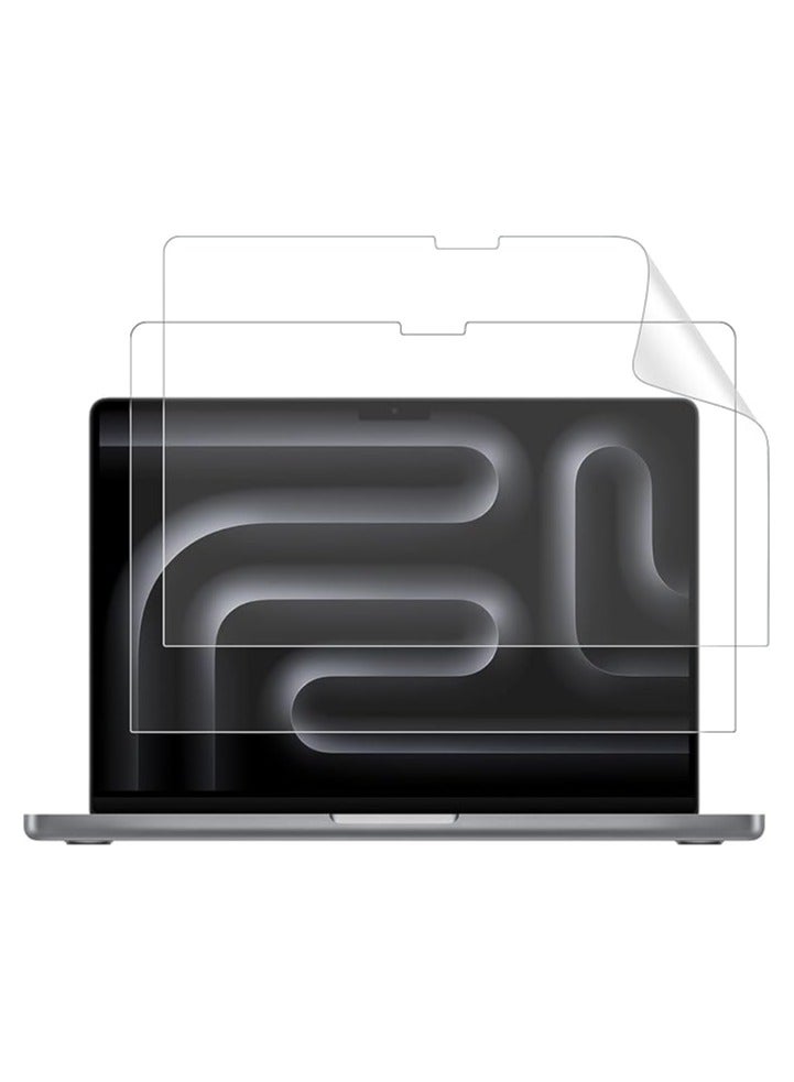 erorex Ultra Clear PET Screen Protector Guard for Macbook Pro 14-inch (M3 /M3 Pro /M3 Max /M2 Pro /M2 Max /M1 Chip, Model A2918 A2992 A2442 A2779，2021-2023), HD Protective Film - Image 1