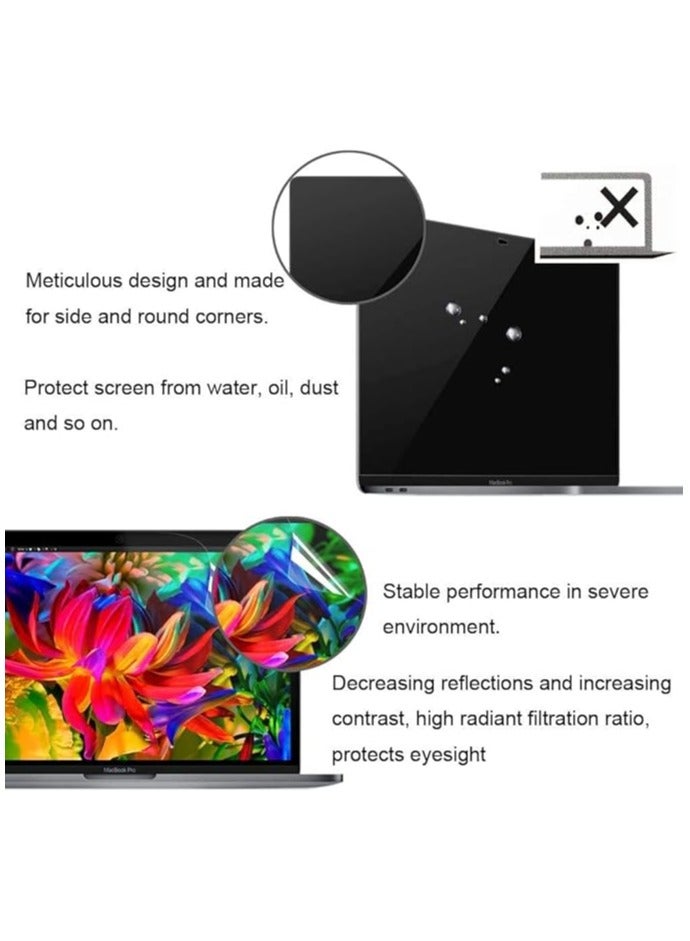 erorex Ultra Clear PET Screen Protector Guard for Macbook Pro 14-inch (M3 /M3 Pro /M3 Max /M2 Pro /M2 Max /M1 Chip, Model A2918 A2992 A2442 A2779，2021-2023), HD Protective Film - Image 2