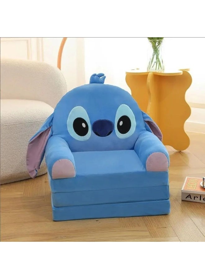 ماجنوليا كرسي استيتش ازرق: عرش الراحة لأميرتك الصغيرة!بحجم 120 سم - Image 1