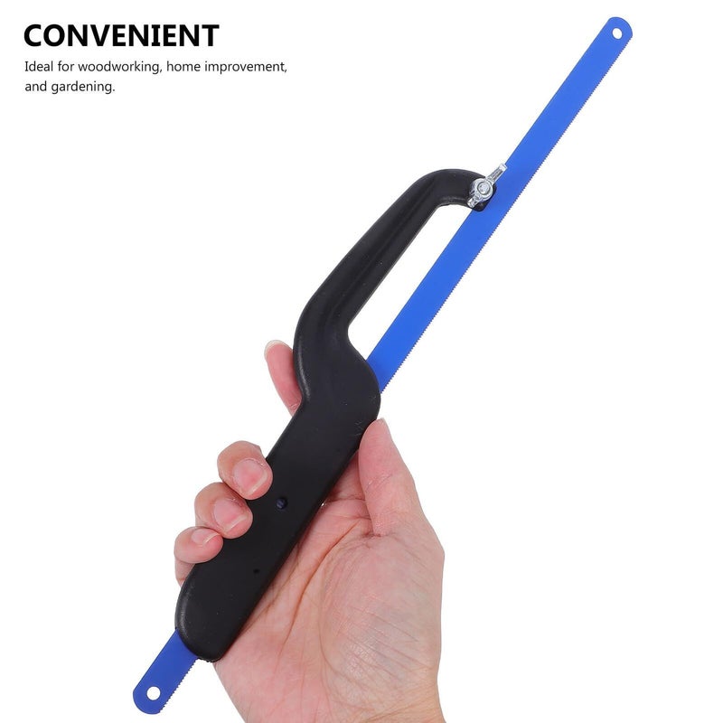 Compact Bow Saw 2 Pack 10 12 Inch Plastic Handle Hand Saw For Wood Metal Cutting - Image 5