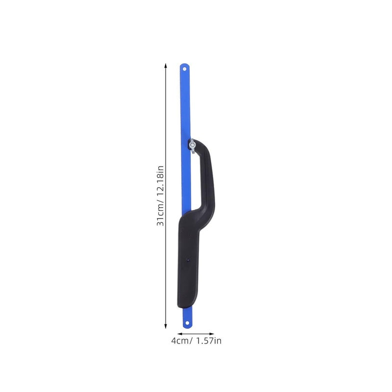 Compact Bow Saw 2 Pack 10 12 Inch Plastic Handle Hand Saw For Wood Metal Cutting - Image 3