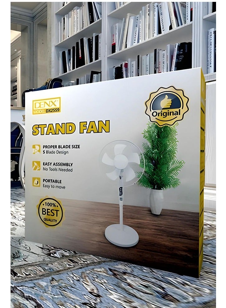 Denx Pedestal fan with oscillating function - Image 3