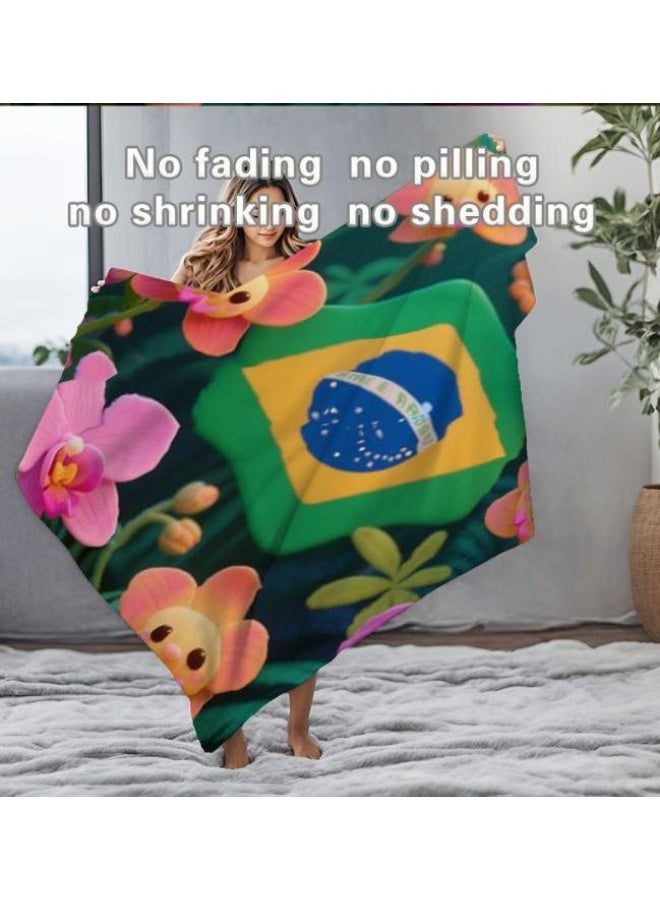 عام بطانية رقيقة من الفانيلا الكرتونية للأطفال أو الطلاب (دافئة ومريحة ومناسبة للنوم والألعاب) 100 سم * 150 سم - 458 - Image 3