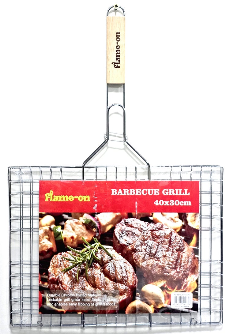 فلايم-أون شواية فليم أون بمقبض خشبي 40x30 - Image 1