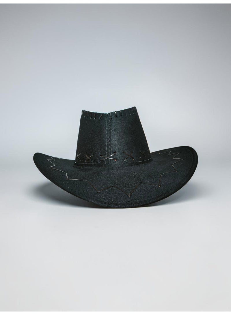 MAM Cow Boy Hat Black Colour - Image 1
