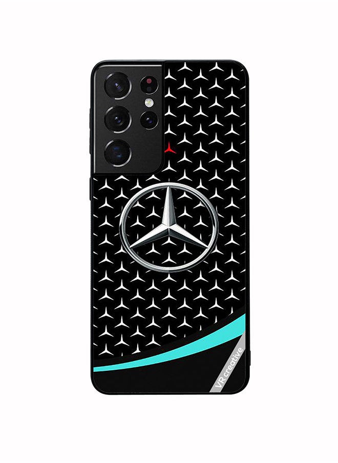 VR CREATIVE - Protective Case Cover For Samsung Galaxy S21 Ultra 5G Mercedes Amg Petronas F1 Design Multicolour - Image 1
