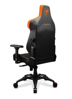 Cougar COUGAR ARMOR EVO, 4-way Lumbar Support Gaming Chair, Breathable Premium PVC Leather, Full Steel Frame, 4D Adjustable Armrest, Class 4 Gas Lift Cylinder, Extra-Size Wheels, Black-Orange 3MEVOORB.0001  - Image 3