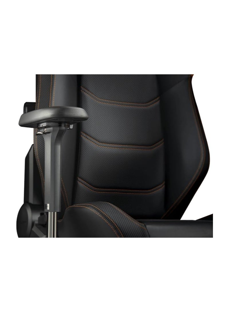 COUGAR ARMOR EVO, 4-way Lumbar Support Gaming Chair, Breathable Premium PVC Leather, Full Steel Frame, 4D Adjustable Armrest, Class 4 Gas Lift Cylinder, Extra-Size Wheels, Black-Orange 3MEVOORB.0001 - Image 5