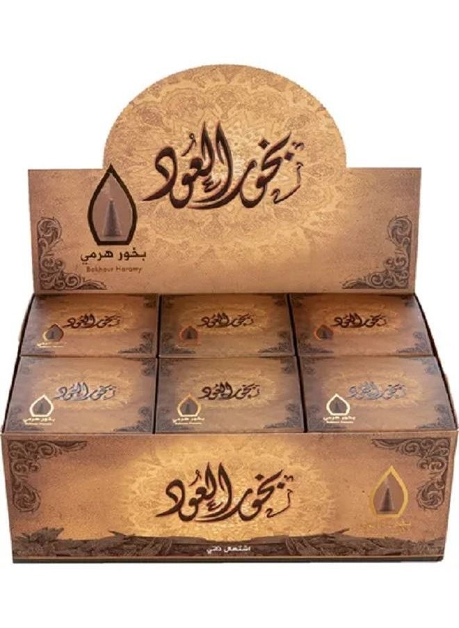 سدر الخليج مجموعة بخور العود هرمي من 12 قطعة  - Image 3