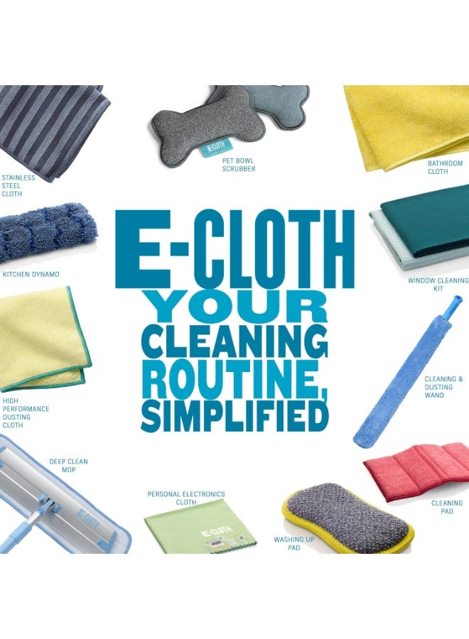 e-cloth E-Cloth 5-pc Kitchen Bundle, Microfiber Cleaning Cloths Set with Dish Scrubber, Ideal Spotless Cleaner for Granite, Marble, Kitchen, Sink, Dish and Stainless Steel Pot and Pans, 100 Wash Promise - Image 2