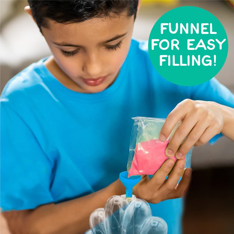 Made By Me Create Your Own Underwater Sand Art, Includes 6 Ocean-Themed Bottles, 8 Sand Colors, Glitter, & Funnel, Great Staycation or Group Activity, Party Idea, DIY Sand Art For Kids Ages 6, 7, 8, 9 - Image 4