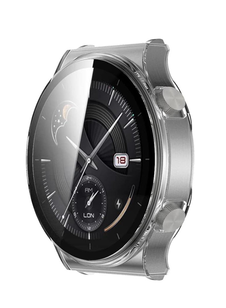 Full Cover Case Compatible with Huawei GT2e 46mm, Transparent - Image 3