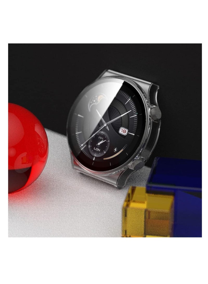 Full Cover Case Compatible with Huawei GT2e 46mm, Transparent - Image 4