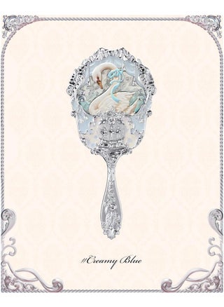 Swan Ballet Series Hand Holding Mirror (Creamy Blue) - pzsku/ZE865F229367C4373A2B4Z/45/_/1699533491/615b7dcc-72f1-4f73-a509-6f5cf2a3422e