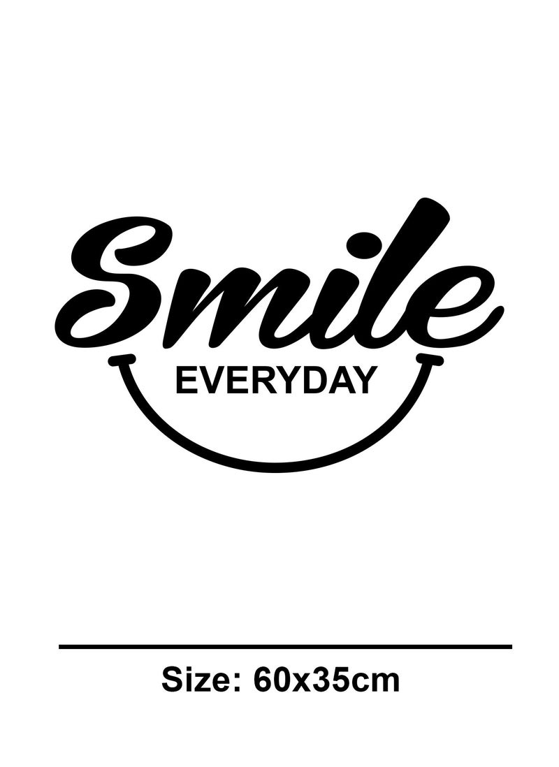 Spoil Your Wall Smile Everyday Positivity Quote Wall Decal - Wall Arts Home Décor - Wall Sticker, 60x40 cm by Spoil Your Wall  - Image 3