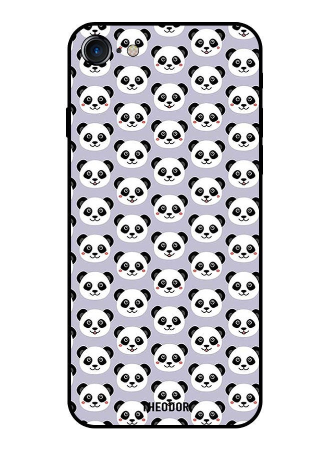 Theodor Protective Case Cover For Apple Iphone SE 2022 Panda On Purple - Image 1