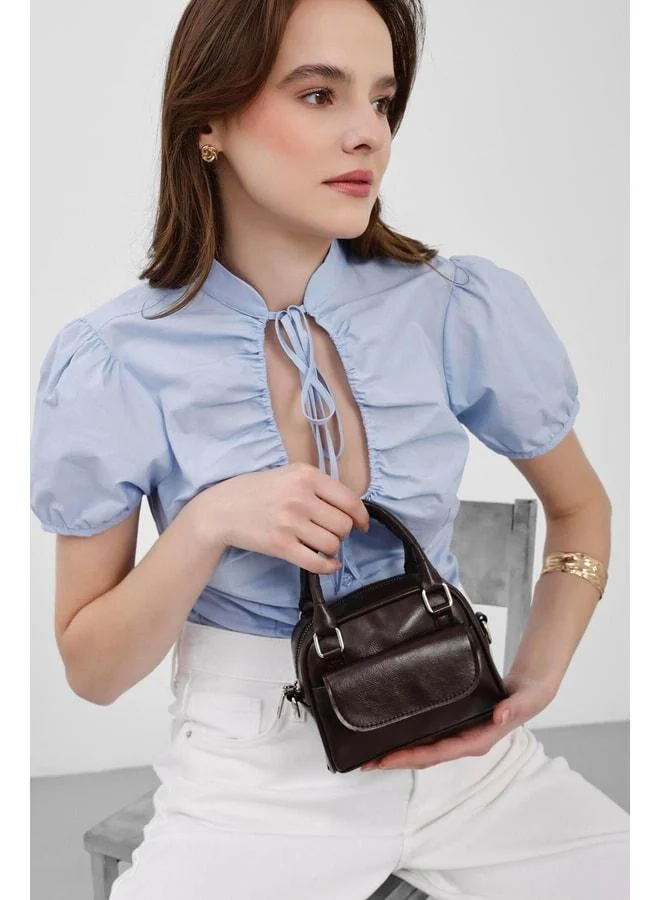 Shule Bags  Nala Mini Retro Crossbody Bag Dark Coffee. for Women | Best Price UAE