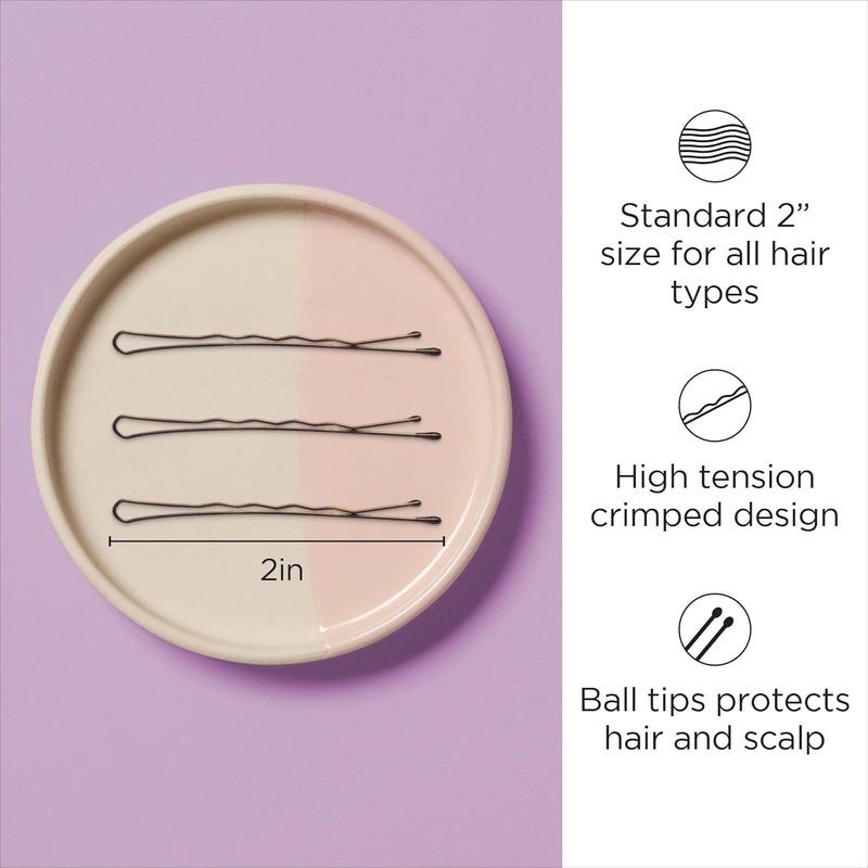 Diane 2-Inch Bronze Bobby Pins - 1 Pound Pack for Secure Hair Styling - Image 2
