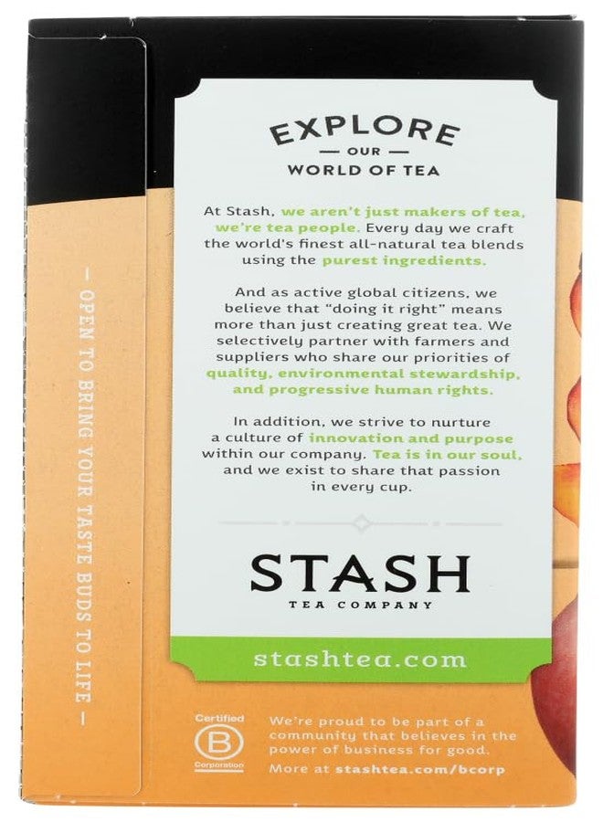 Stash Tea - Green Ginger Peach Matcha (Pack of 2) - Image 2