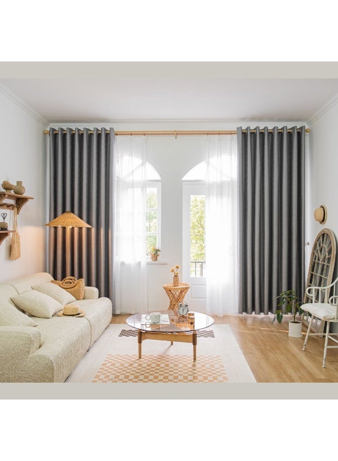 QBAID Curtains Blackout 2 panels for Bedroom - Image 2