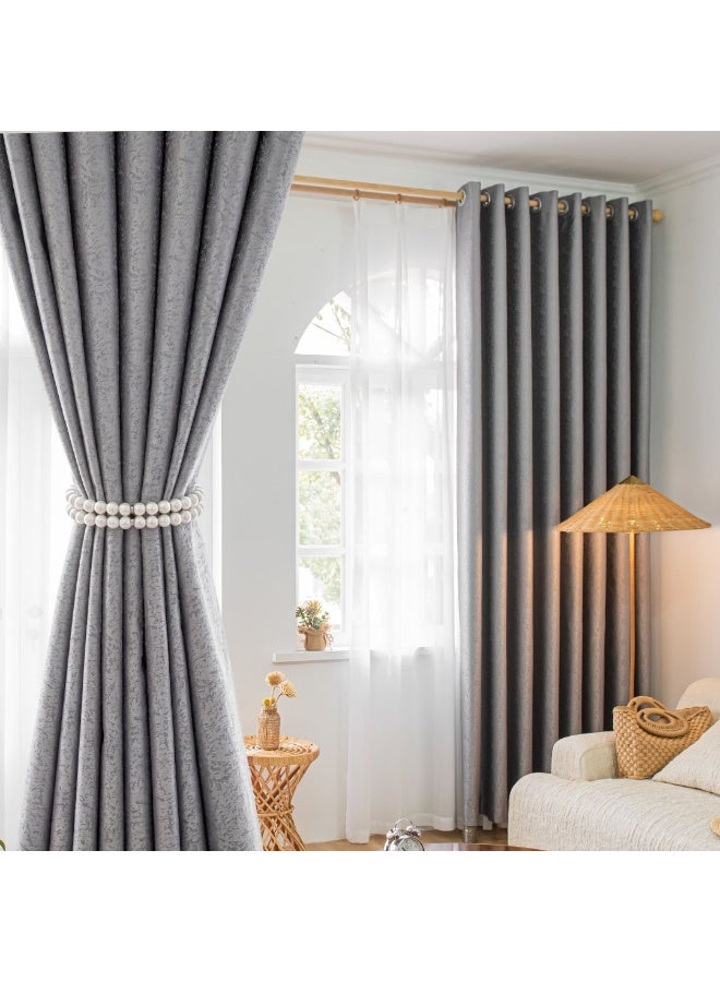 QBAID Curtains Blackout 2 panels for Bedroom - Image 1