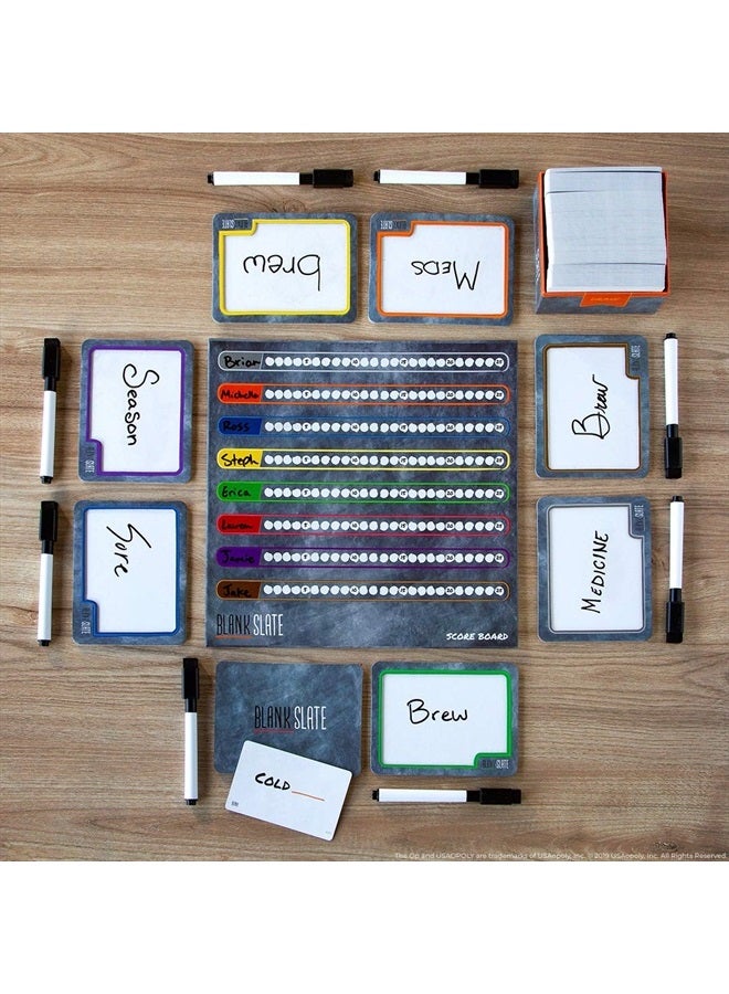 USAopoly BLANK SLATE, The Game Where Great Minds Think Alike, Fun Family-Friendly Board Game, Word Association Party Game, Easy to Learn, Fun to Play Family Game Night, 3-8 Players, Ages 8+ - Image 3