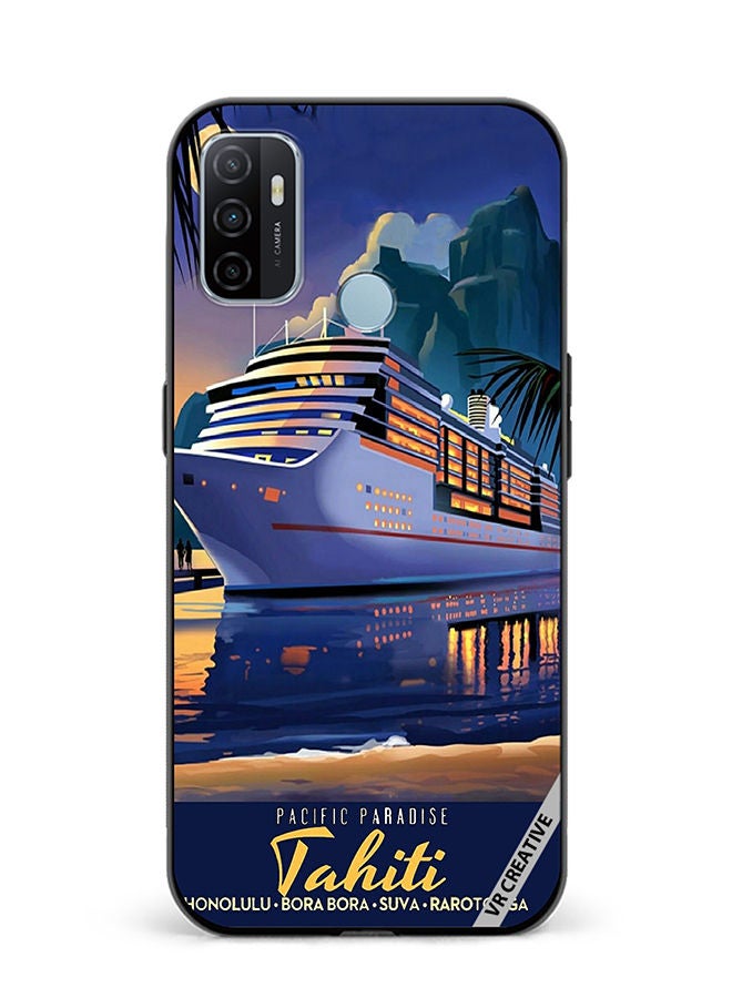 VR CREATIVE Protective Case Cover For Oppo A53 Pacific Paradise Design Multicolour - Image 1
