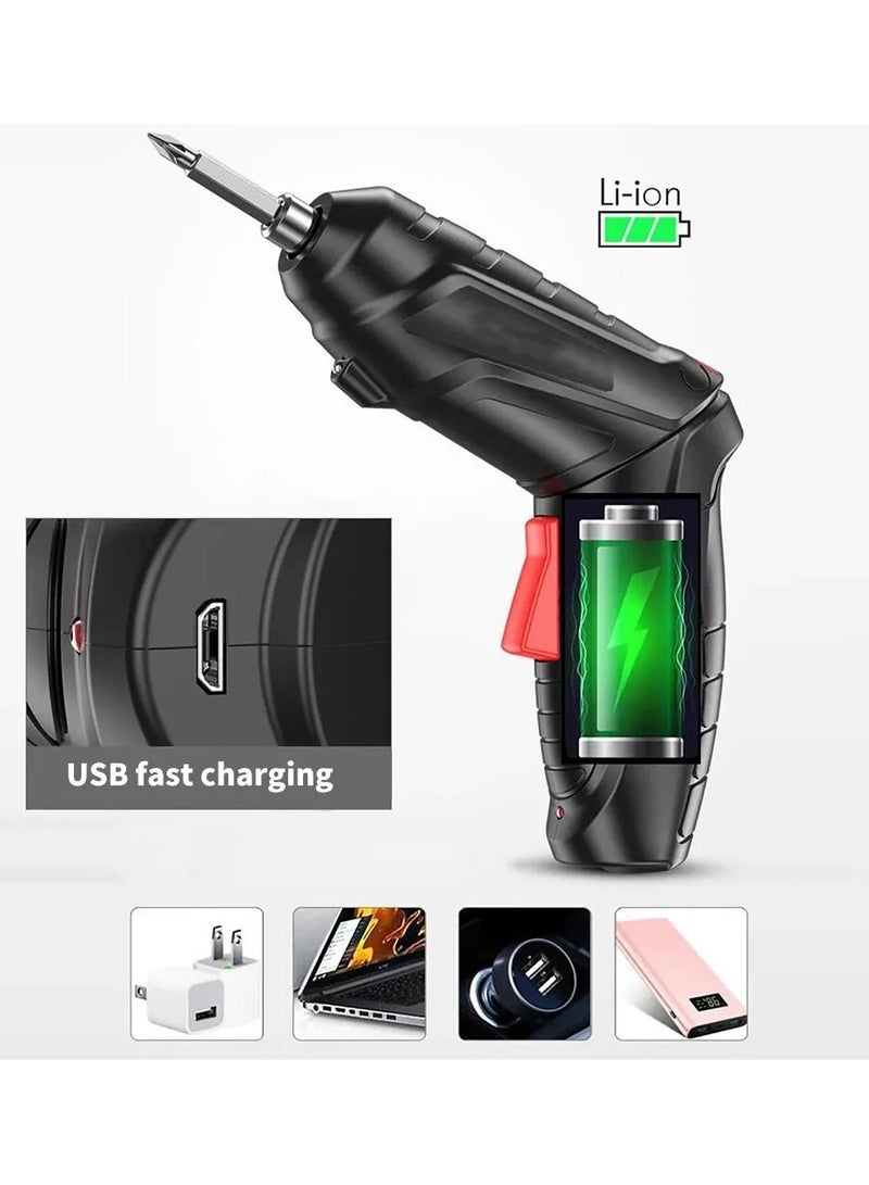AROAQ 3.6v Power Tools Household Maintenance Repair 1800mAh Lithium Battery Mini Household Electric Drill Rotated Cordless Screwdriver  - Image 4