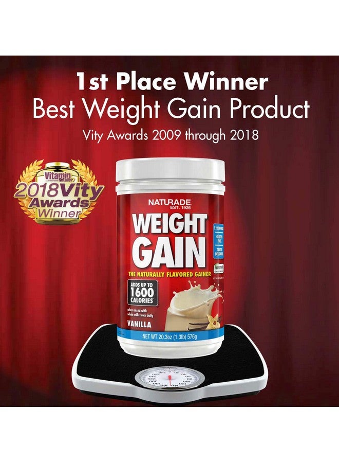 Naturade مشروب غذائي فوري لزيادة الوزن بنكهة الفانيليا 20.3 أونصة - Image 5
