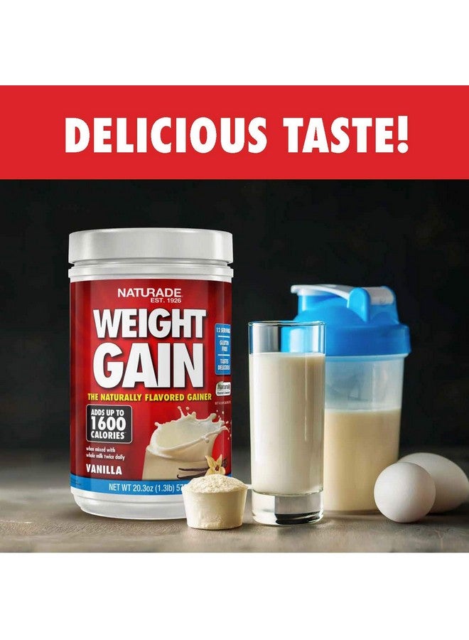 Naturade مشروب غذائي فوري لزيادة الوزن بنكهة الفانيليا 20.3 أونصة - Image 3