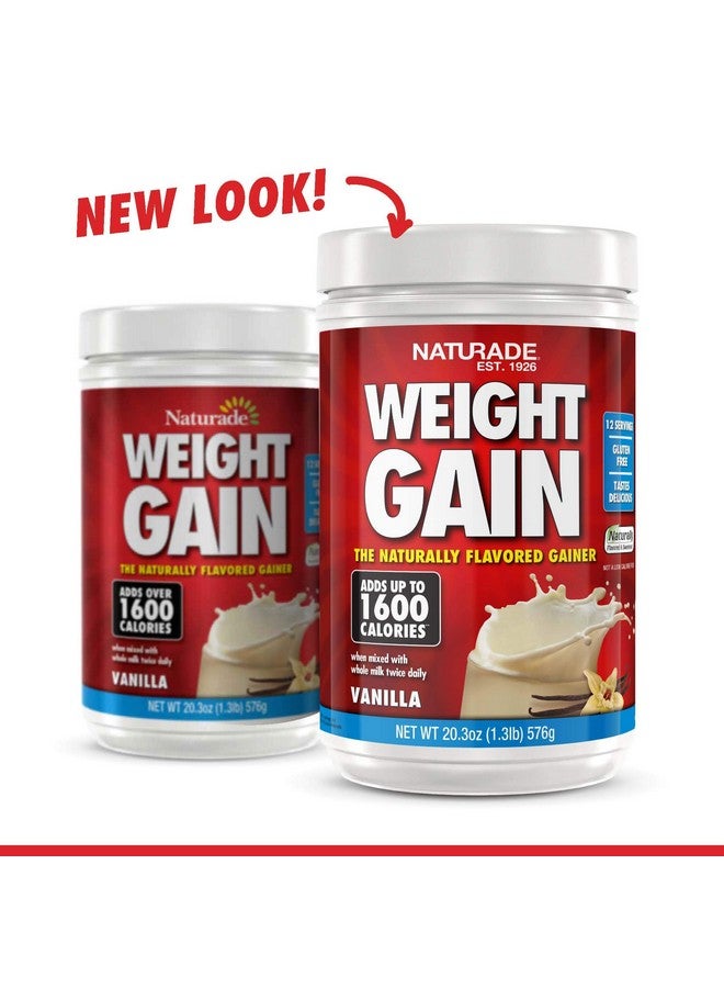 Naturade مشروب غذائي فوري لزيادة الوزن بنكهة الفانيليا 20.3 أونصة - Image 4