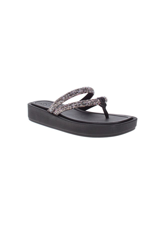 Beira Rio Embellished Flat Sandals - Image 5