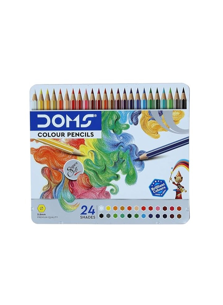 DOMS دومز FSC 24 قلم رصاص ملون علبة مسطحة - Image 2