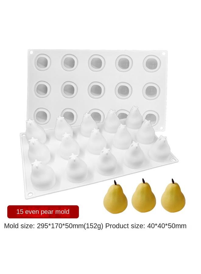 Bluejw Fruit Mousse Silicone Cake Mold DIY Baking Fruit Shape French Chiffon Dessert Mold - Image 1