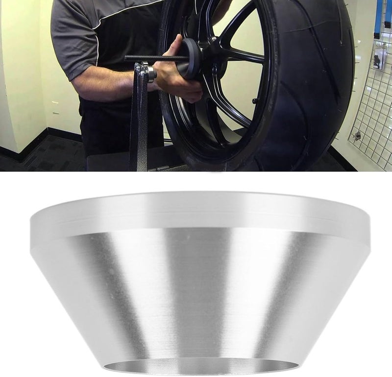 Manual Tire Changer Centering Cone, Billet Aluminum Wheel Balancer Hold Down Cone for 1.67in Diameter Center Post, Fits Cars Trucks SUVs with Up to 2.9in Hub Opening - Image 3
