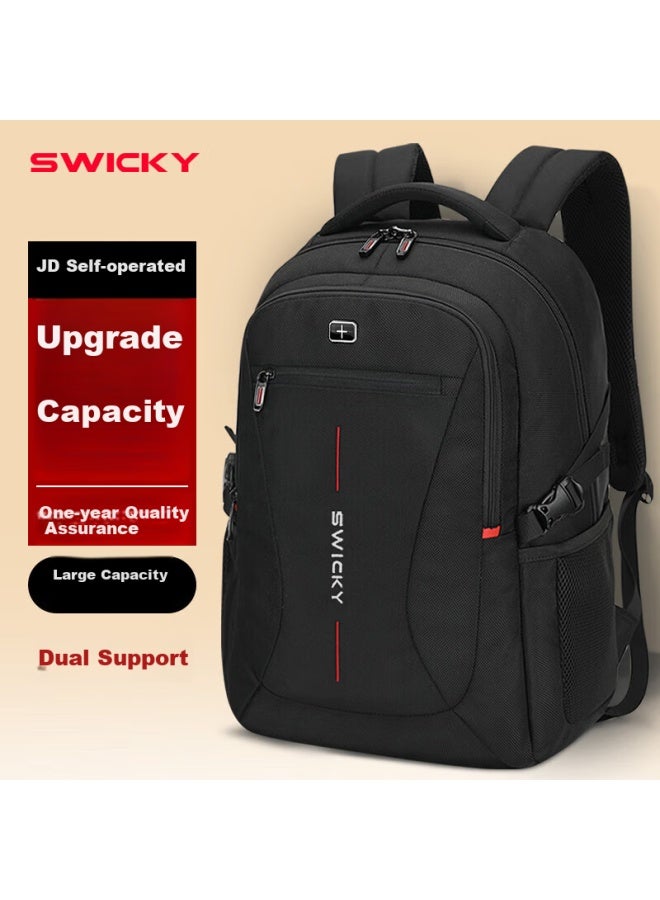 Swicky Backpack For Men, Large Capacity Travel Bag, 15.6-inch Laptop Bag, Business Travel Bag - Image 1