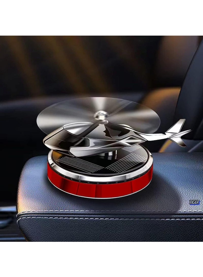 TIGER Helicopter Car Air Freshener – Rotating Solar Car Perfume with Osmanthus & Vanilla Scent – Airplane Design Auto Air Freshener for Car, Home & Office – Unique, Fragrant, and Stylish - Image 2